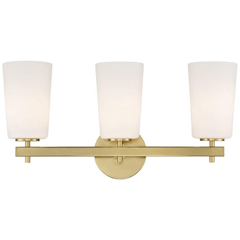 Image 1 Colton 3 Light Aged Brass Wall Mount