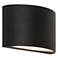 Colton 4 1/4" High Black Wall Wash LED Outdoor Wall Light