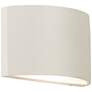 Colton 4 1/4" High White Down Light LED Outdoor Wall Sconce