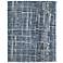 Colton Abstract Indoor Blue Area Rug 8A58F 3'-6" x 5'-6"