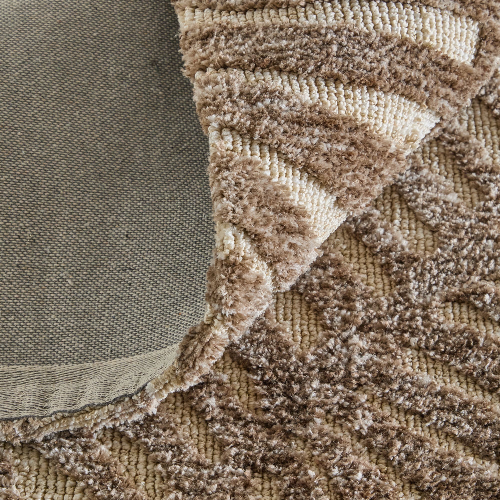 Colton Animal Print Indoor Taupe Area Rug 8A54F 3'-6" x 5'-6"