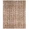 Colton Chevron Indoor Brown Area Rug 8A55F 3'-6" x 5'-6"