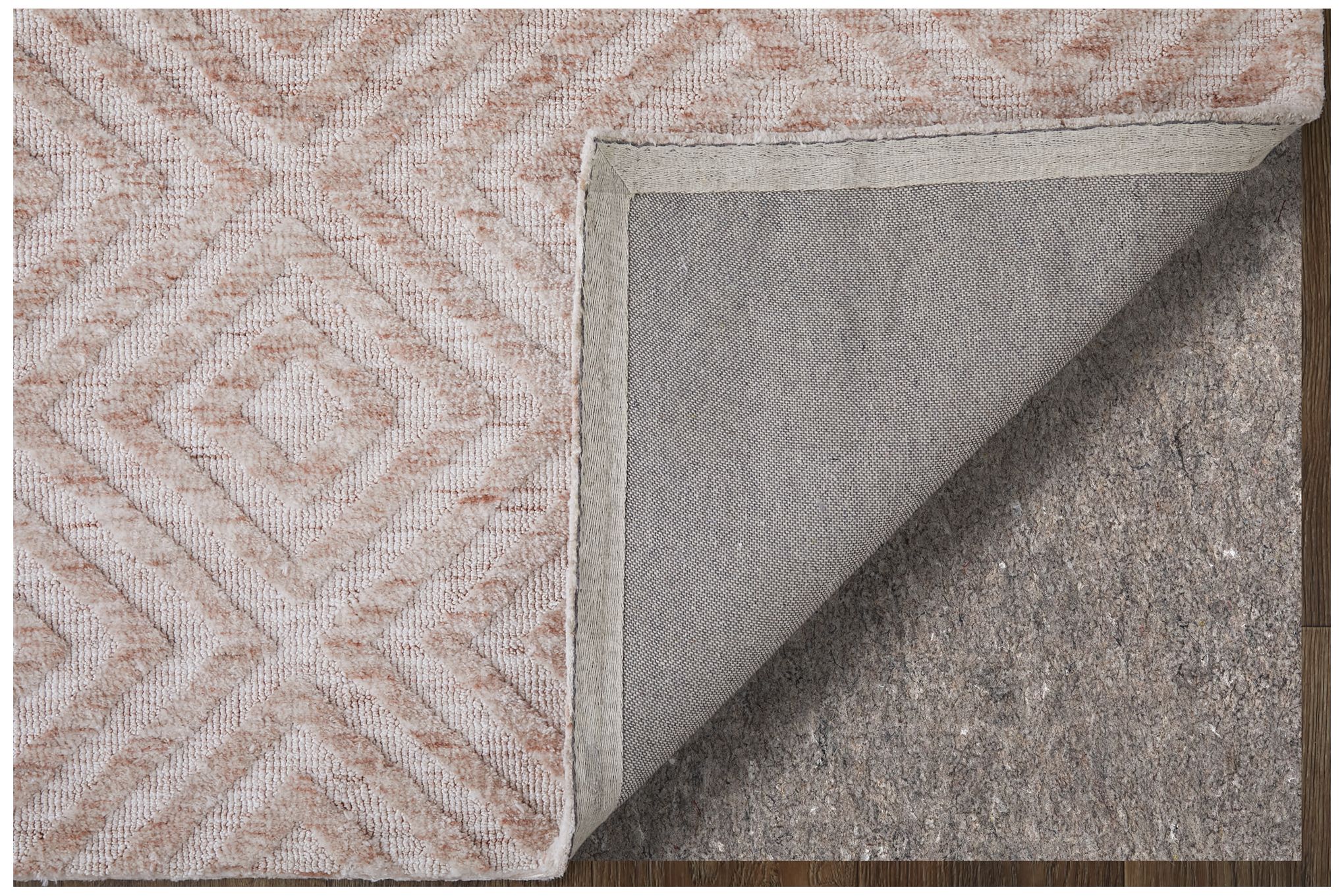 Image 4 Colton Diamond Indoor Pink Area Rug 8792F 8' x 10' more views