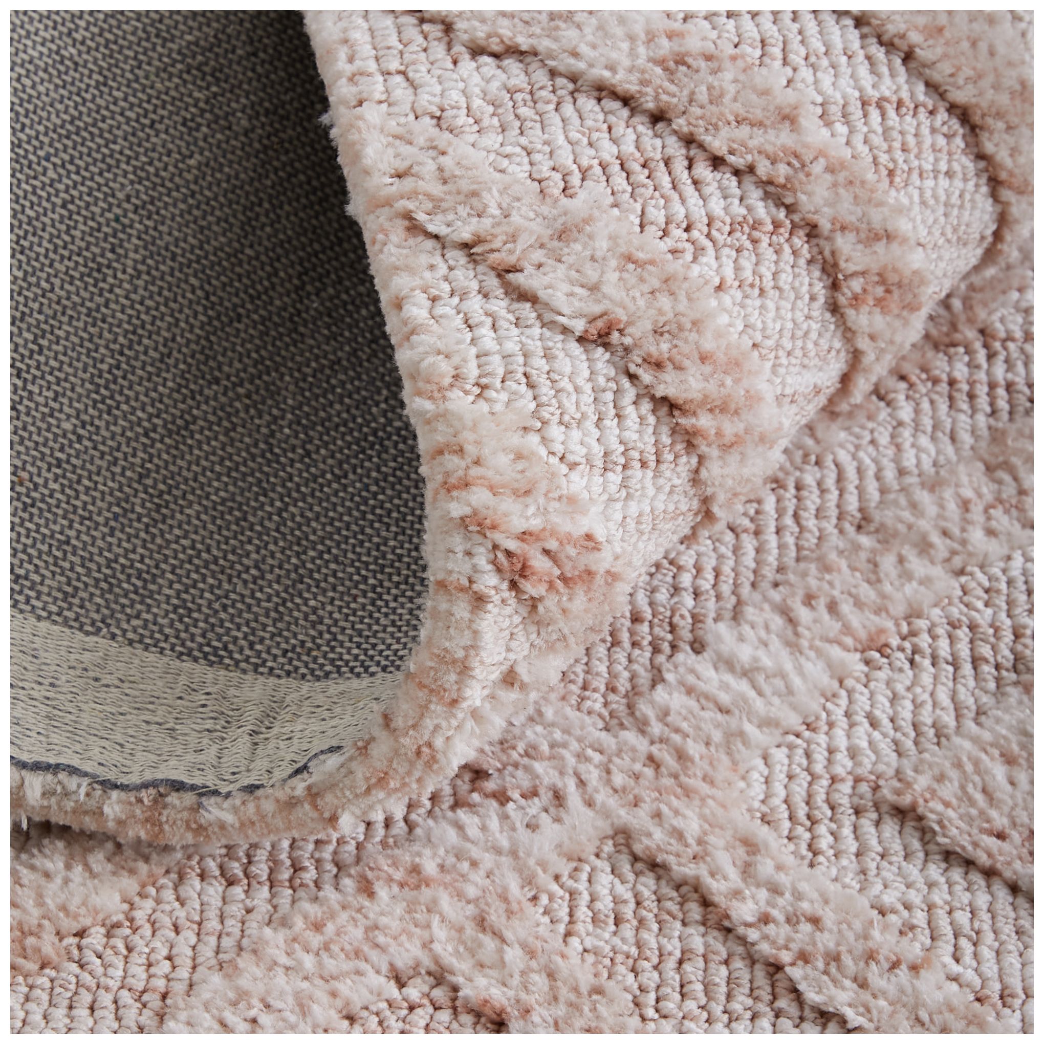Image 7 Colton Diamond Indoor Pink Area Rug 8792F 8' x 10' more views