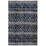 Colton Geometric Indoor Blue Area Rug 8318F 2' x 3'