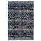 Colton Geometric Indoor Blue Area Rug 8318F 5' x 8'
