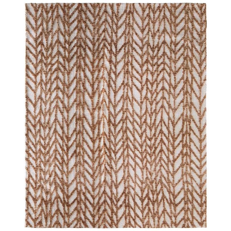 Image 1 Colton Modern Chevron Soft Indoor Brown Area Rug 8A55F