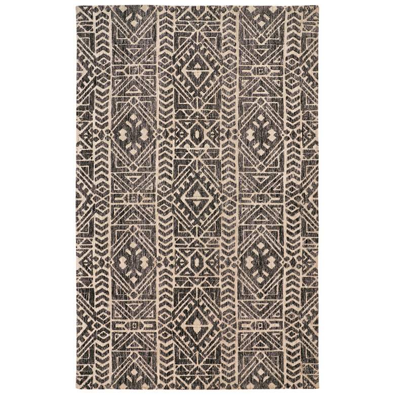 Image 1 Colton Modern Southwestern Soft Indoor Gray Area Rug 8627F
