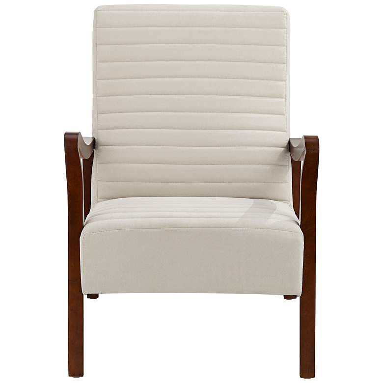 Image 6 Columbe Soft Cream Fabric Lounge Chairs Set of 2 more views
