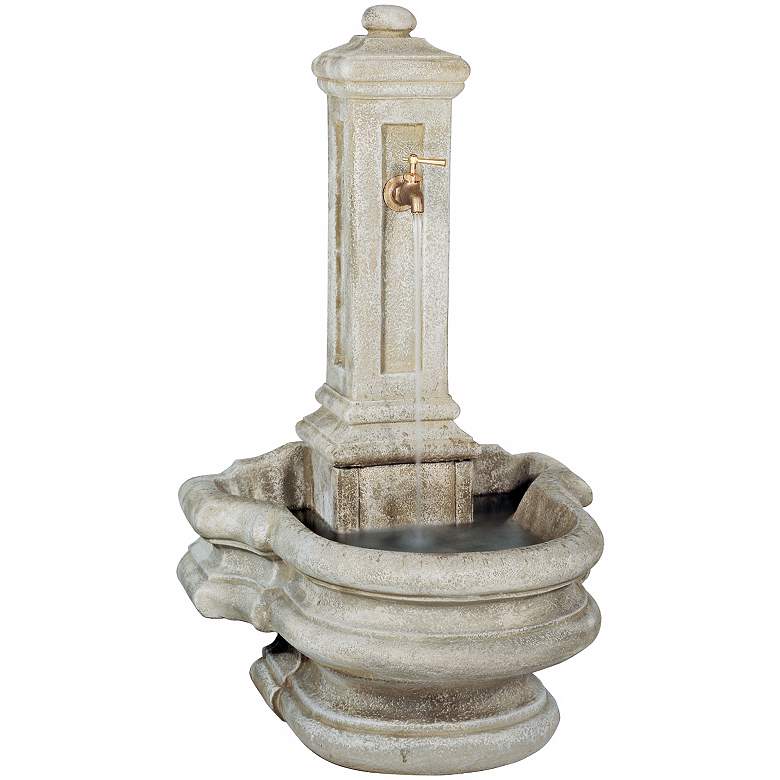 Image 1 Column Well Fountain