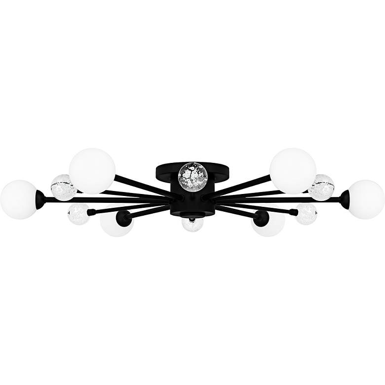 Image 3 Combe 6-Light Matte Black Semi-Flush Mount more views