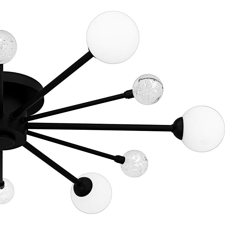 Image 5 Combe 6-Light Matte Black Semi-Flush Mount more views
