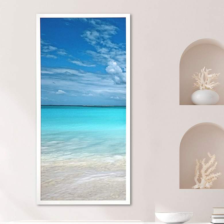 Image 2 Come Sea Me I 42" High Rectangular Giclee Framed Wall Art