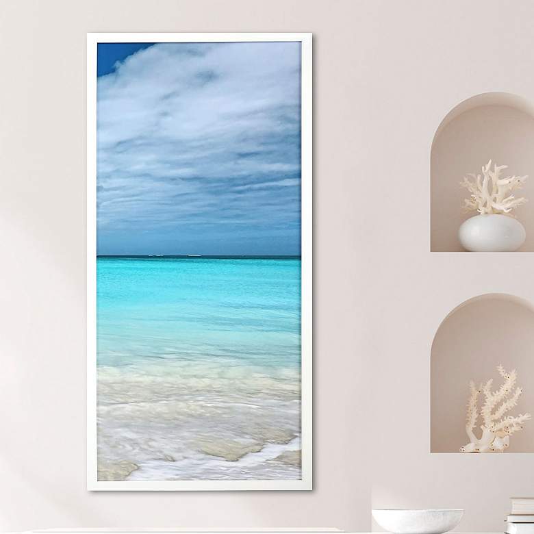 Image 2 Come Sea Me III 42" High Rectangular Giclee Framed Wall Art