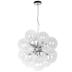 Comet 20" Wide Polished Chrome Metal 6-Light Sputnik Pendant