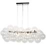 2_Comet 41" Wide Polished Chrome 10-Light Linear Pendant