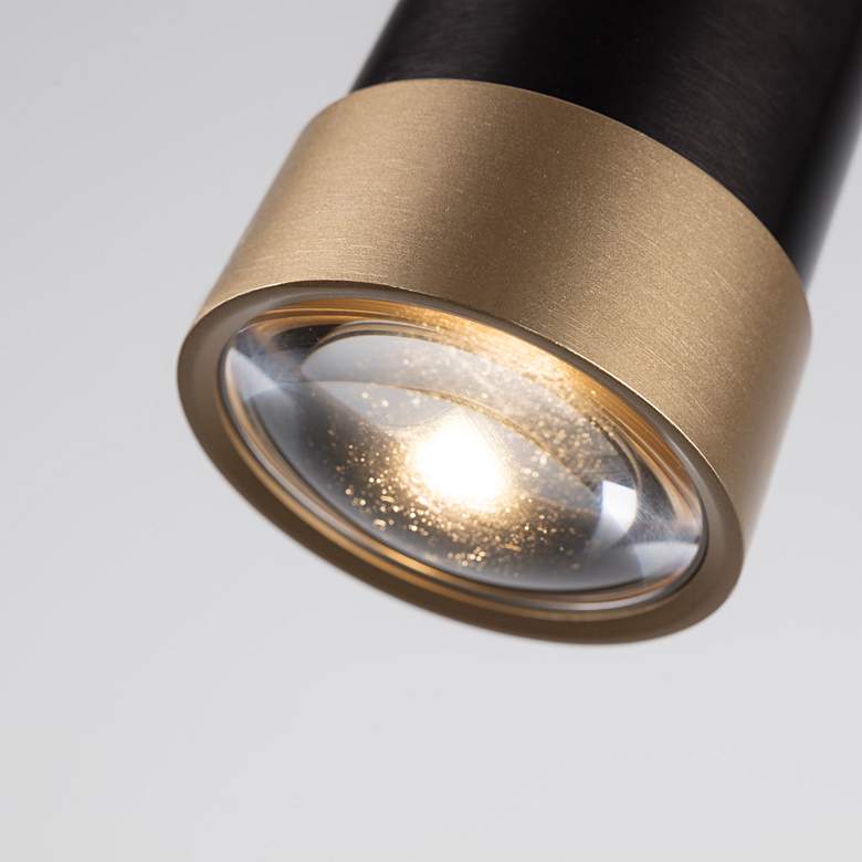 Image 4 Comet 6" Wide Satin Dark Gray LED Mini Pendant more views