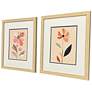2_Comfort Flowers I 15"W x 17"H Modern Framed Art Set of 2 more views