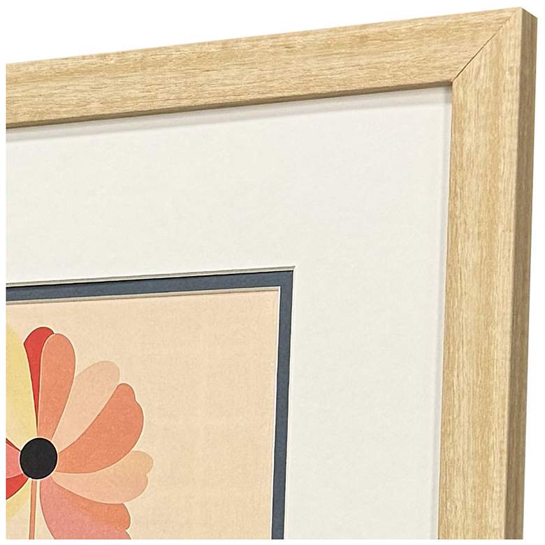 Image 3 Comfort Flowers I 15"W x 17"H Modern Framed Art Set of 2 more views