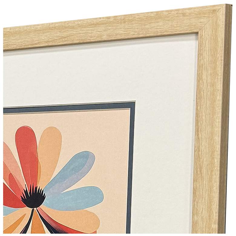 Image 3 Comfort Flowers II 15"W x 17"H Modern Framed Art Set of 2 more views