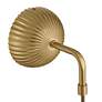 4_Comfrey 15" High Warm Brass and Glass Wall Sconce Set of 2 more views