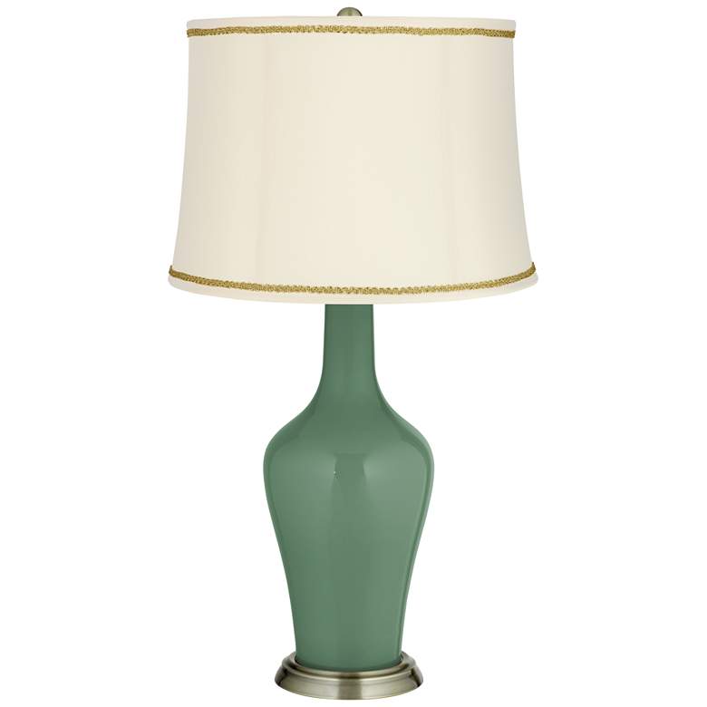 Image 1 Comfrey Anya Table Lamp with Scroll Braid Trim
