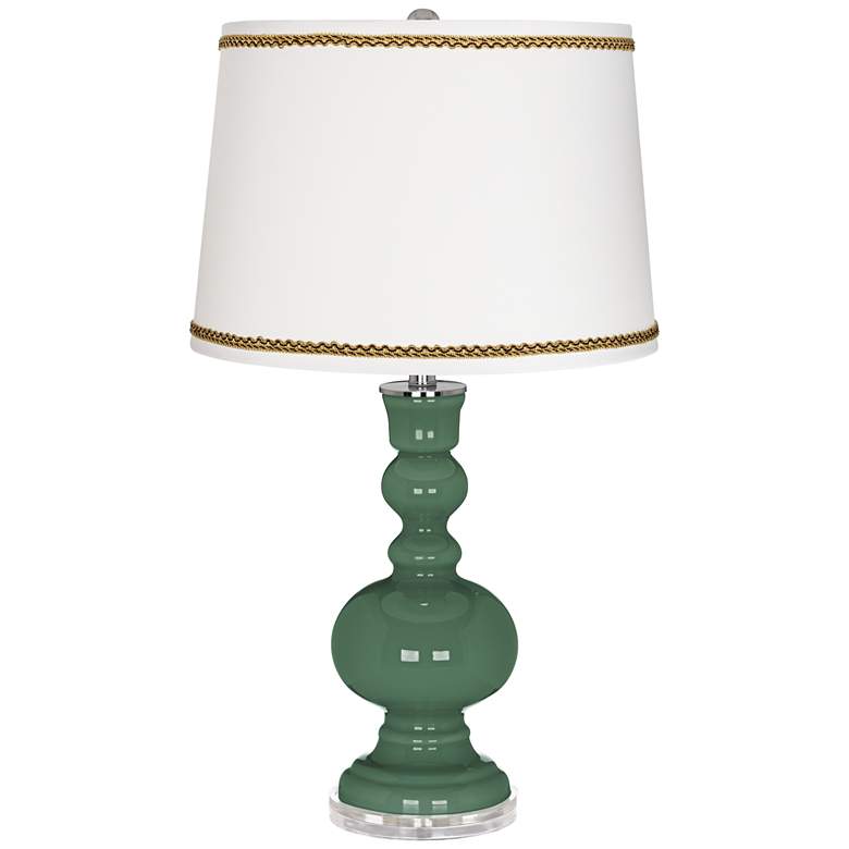 Image 1 Comfrey Apothecary Table Lamp with Twist Scroll Trim