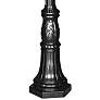 Commercial 78" High Black Outdoor Post Light Pole