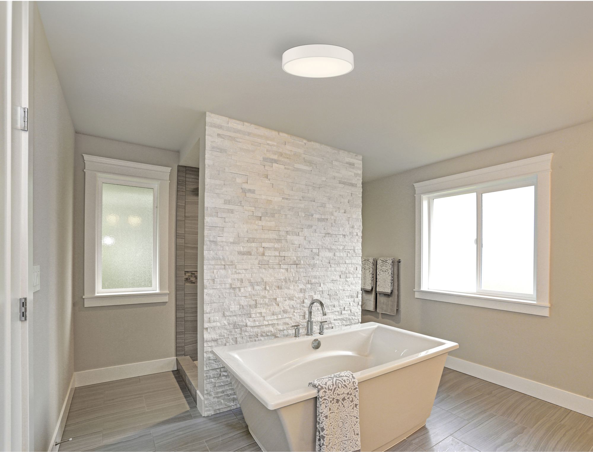 Como 13.75" LED Flush Mount - White