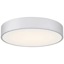 Como 13.75" Wide Satin 3CCT LED Flush Mount