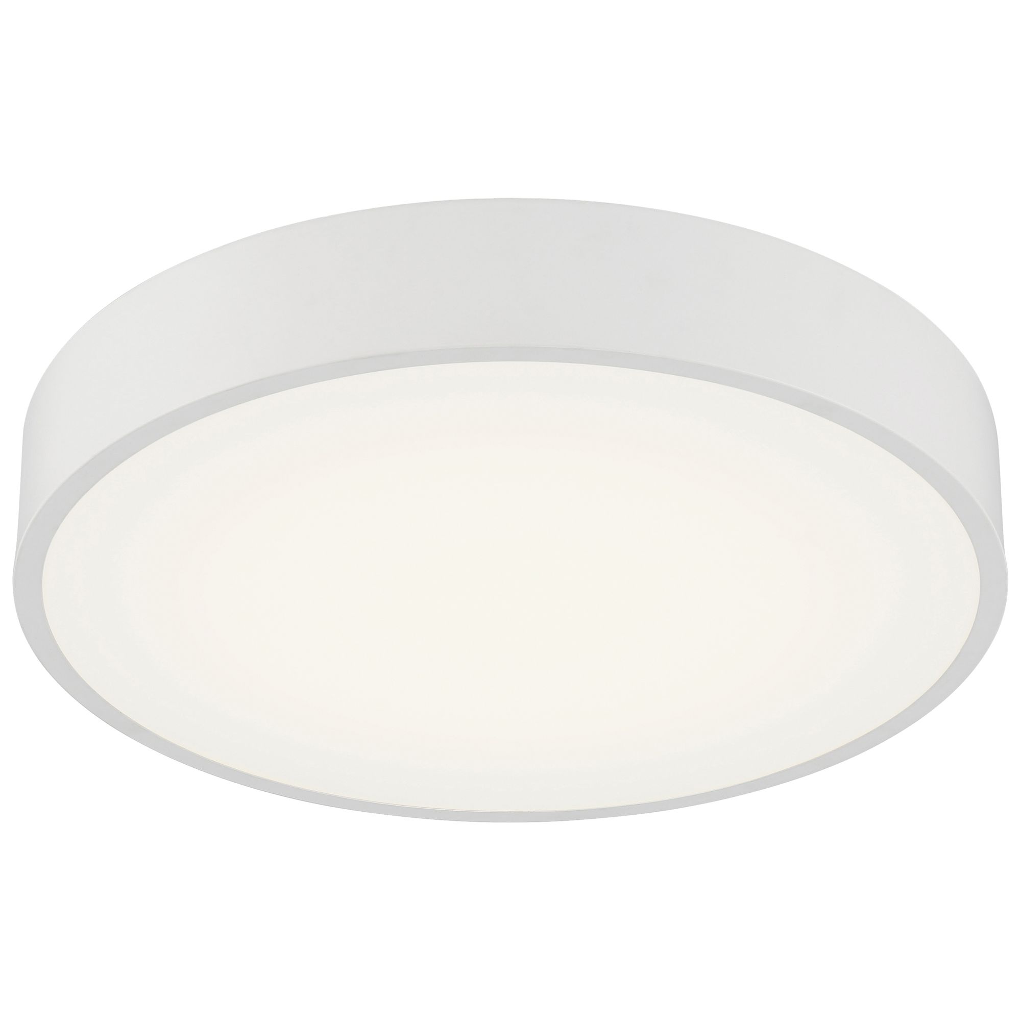 Como 13.75" Wide White LED Flush Mount