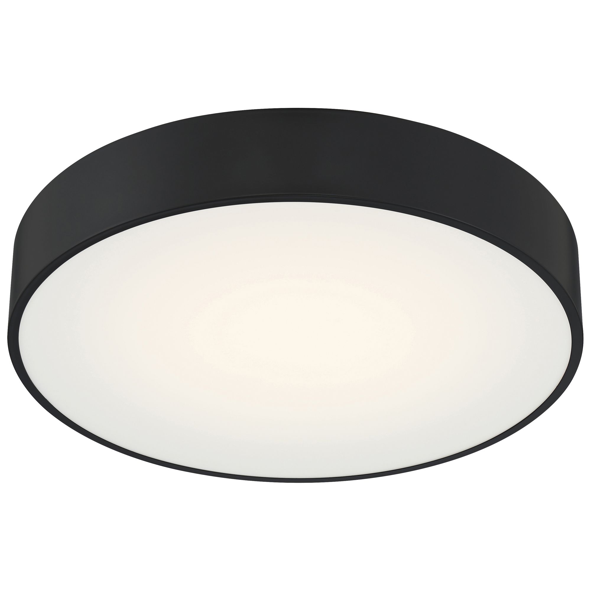 Image 4 Como 17.75" LED Flush Mount - Black more views