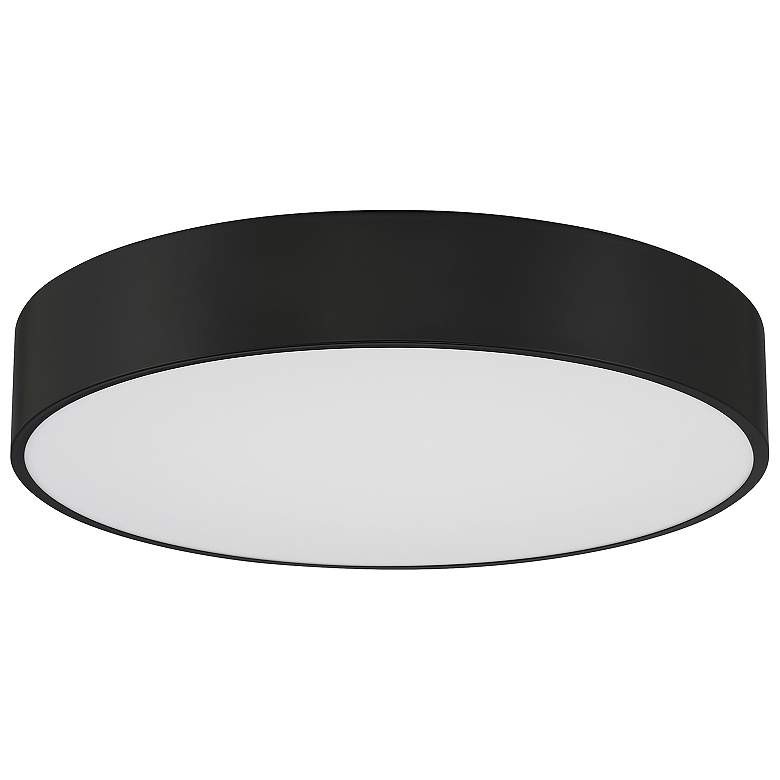 Image 2 Como 17.75" Wide Black 3CCT LED Flush Mount more views