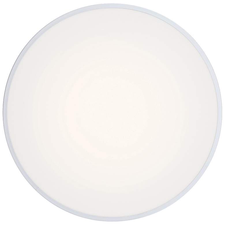 Image 3 Como 17.75" Wide Satin 3CCT LED Flush Mount more views