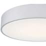 6_Como 17.75" Wide Satin 3CCT LED Flush Mount more views