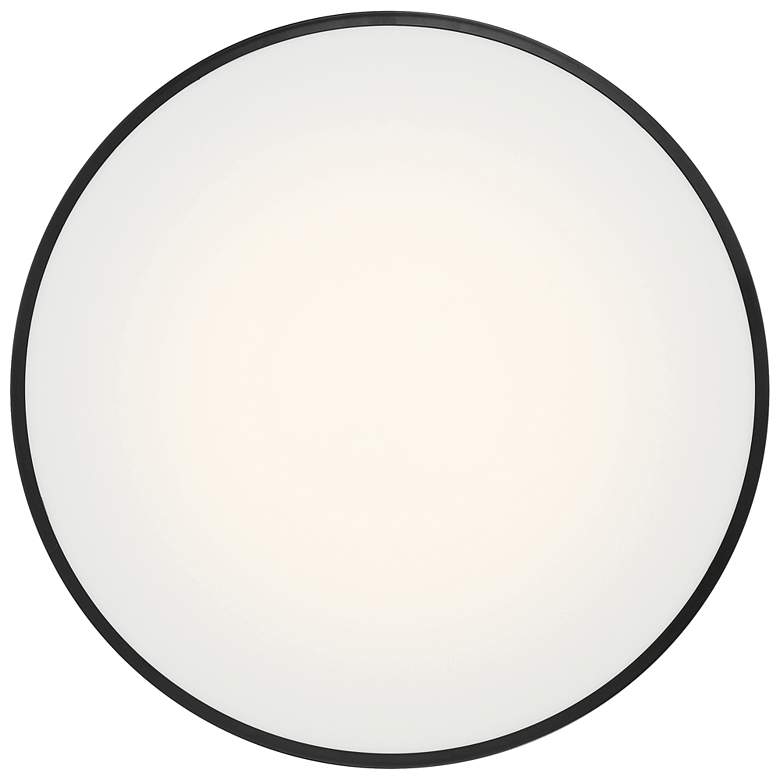 Image 3 Como 21.75 inch LED Flush Mount - Black more views