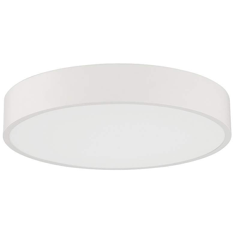 Image 2 Como 21.75" Wide White 3CCT LED Flush Mount more views
