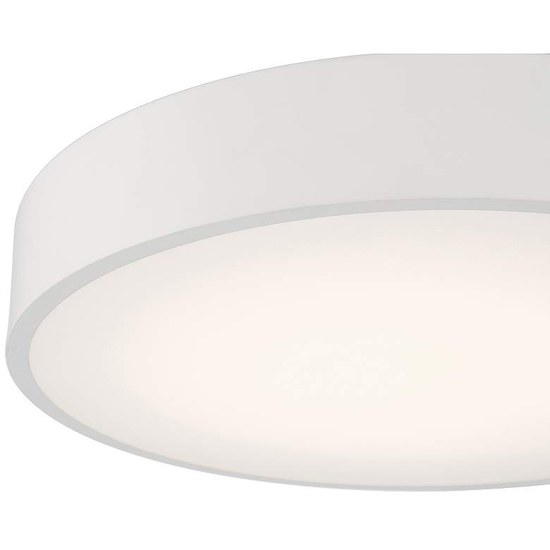 Image 6 Como 21.75" Wide White 3CCT LED Flush Mount more views
