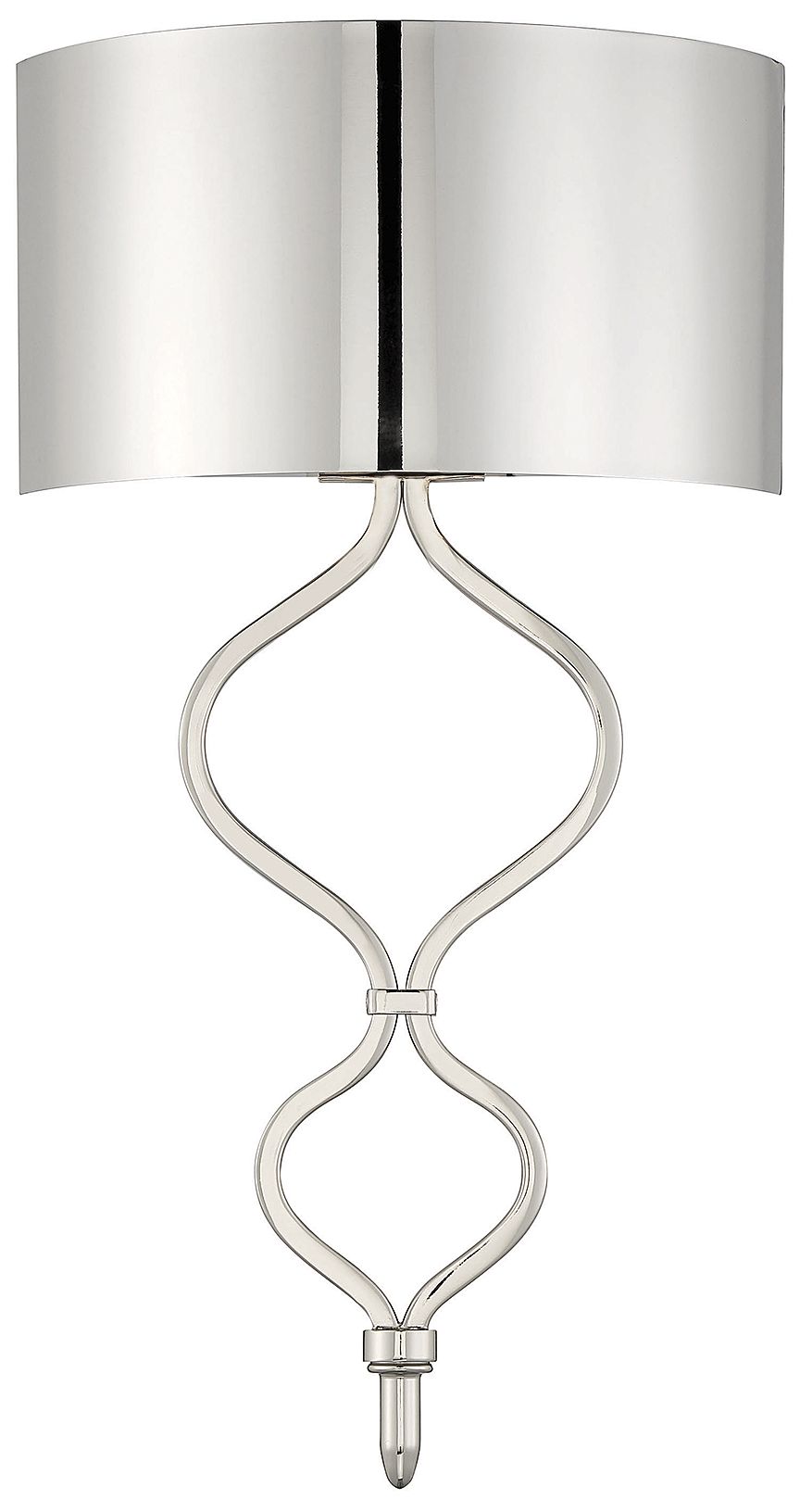 Image 4 Como LED Wall Sconce in Polished Nickel more views