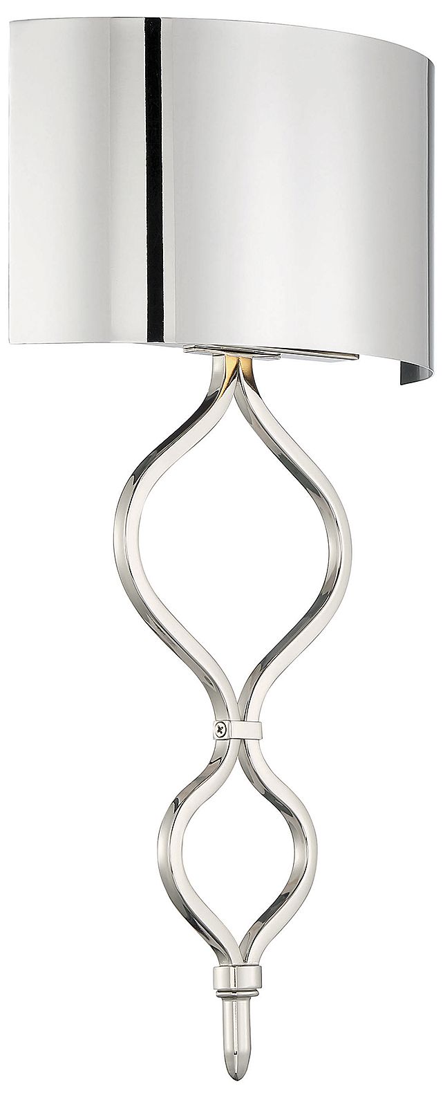 Image 5 Como LED Wall Sconce in Polished Nickel more views