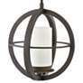 Compass 14 3/4" High Oil-Rubbed Bronze Outdoor Hanging Light