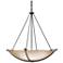 Compass 34.2" Wide Large Scale Natural Iron Pendant With Sand Glass Sh