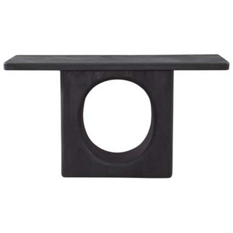 Image 1 Compass 54 " Wide Console Table Black