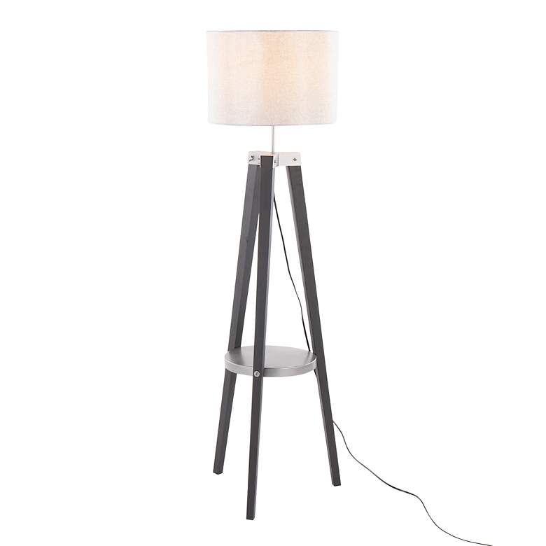 Image 3 Compass Shelf Floor Lamp more views