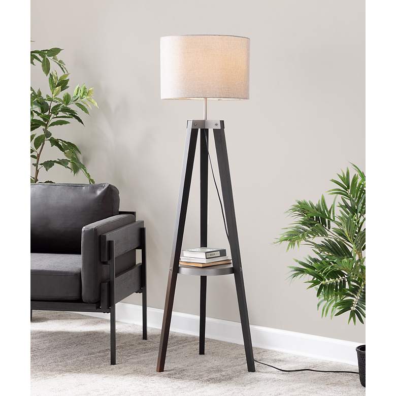 Image 4 Compass Shelf Floor Lamp more views