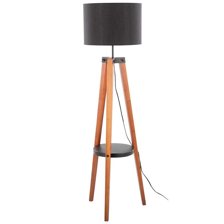 Image 2 Compass Shelf Floor Lamp