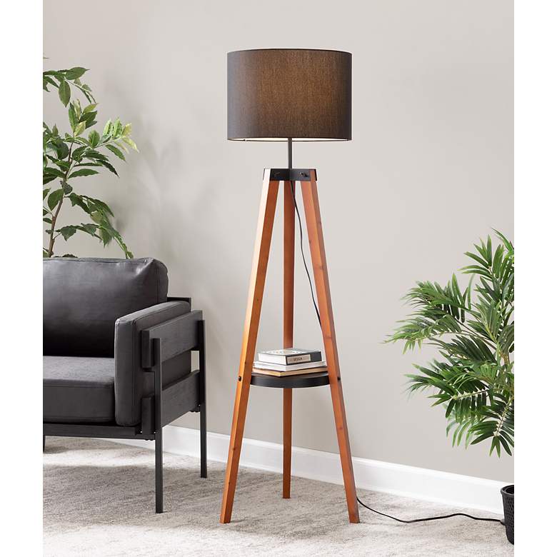 Image 4 Compass Shelf Floor Lamp more views
