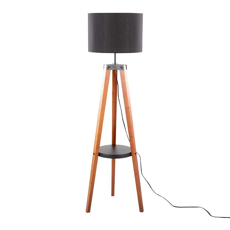 Image 6 Compass Shelf Floor Lamp more views