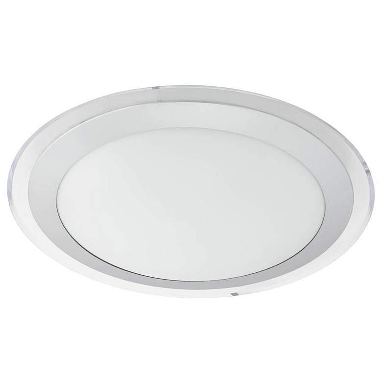 Image 1 Competa 2 13.39" Wide White And Silver LED Ceiling Light