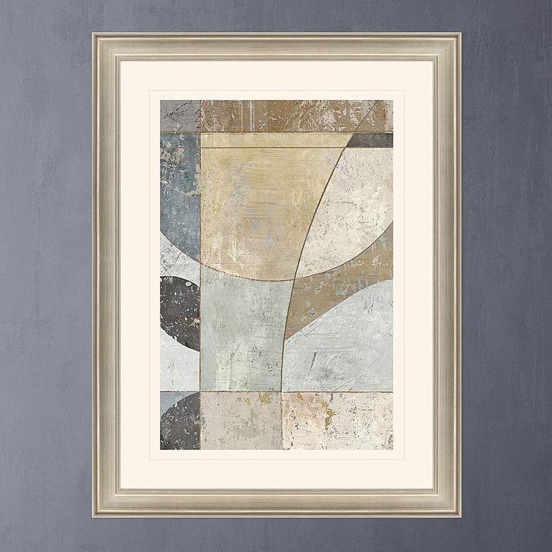 Image 2 Complementary Angles II 50 inch Wide Framed Giclee Wall Art